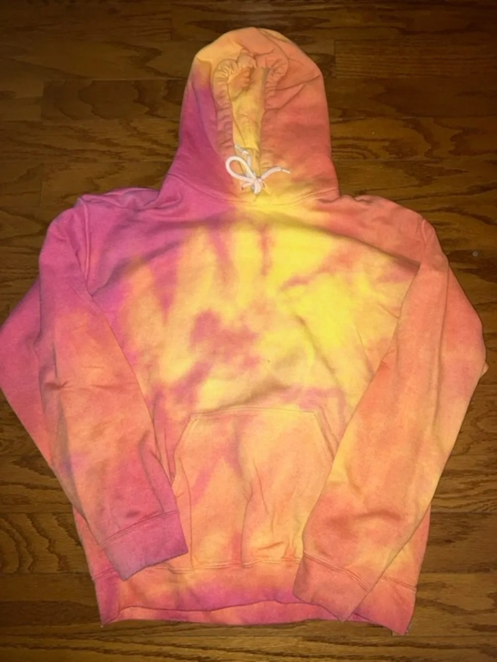Zine tie-dye hoodie